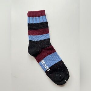 🇯🇵 BEAMS Multicolor Striped Knit Socks